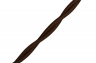 Ретро витой провод BIRONI 2х1,5, коричневый (матовый), 50 метров