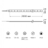 Светодиодная лента Gauss Basic 12В 8 Вт/м, 900ЛМ/м, 4000K, IP20, 2 метра