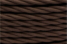 Ретро витой провод BIRONI 2х2,5, коричневый (матовый), 20 метров