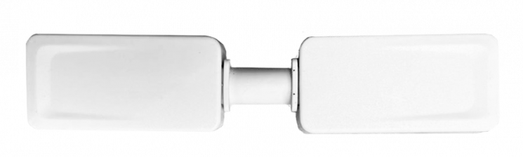 Коннектор прямой (гибкий) EKS CLARUS 48V для магнитного ультратонкого шинопровода, белый