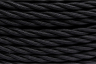 Ретро витой провод BIRONI 3х1,5, черный (матовый), 20 метров