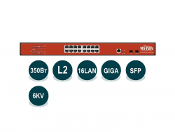 Управляемый гигабитный L2 коммутатор Wi-Tek WI-PMS318GF