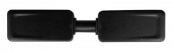 Коннектор прямой (гибкий) EKS CLARUS 48V для магнитного ультратонкого шинопровода, черный