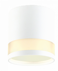 Светильник накладной ART GLASS, белый (GX53, алюминий)