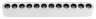Магнитный ультратонкий трековый светильник EKS CLARUS AKCENT 12 Вт, 4000K, белый