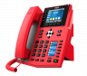IP телефон Fanvil X5U-R, красный / блок питания в комплекте / SIP, VoIP