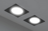 LED панель квадратная EKS PRACTIC, 9 Вт, 4200К, черная